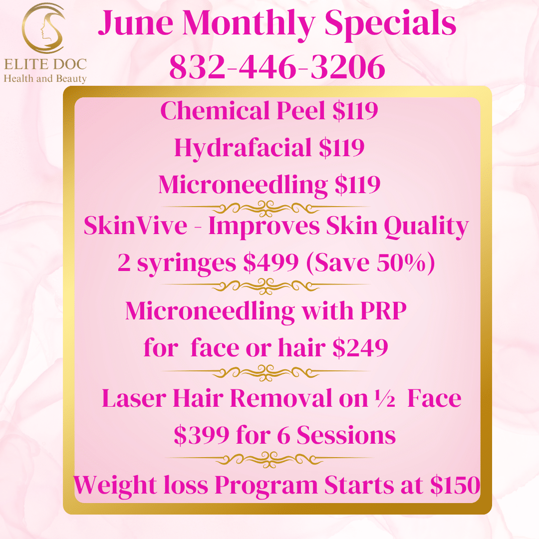 June 2025 monthly specials