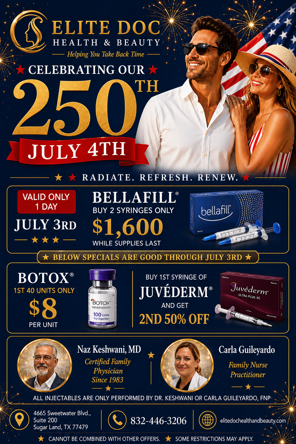 edhb specials july 4th