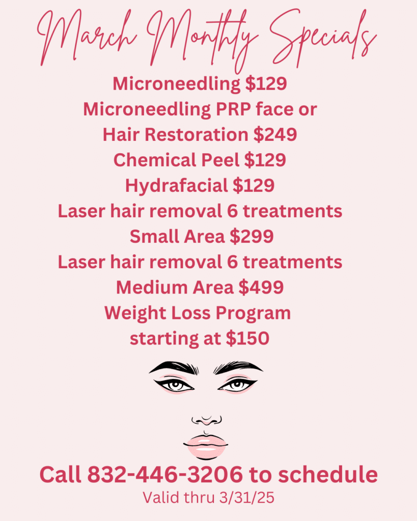 March 2025 Specials
