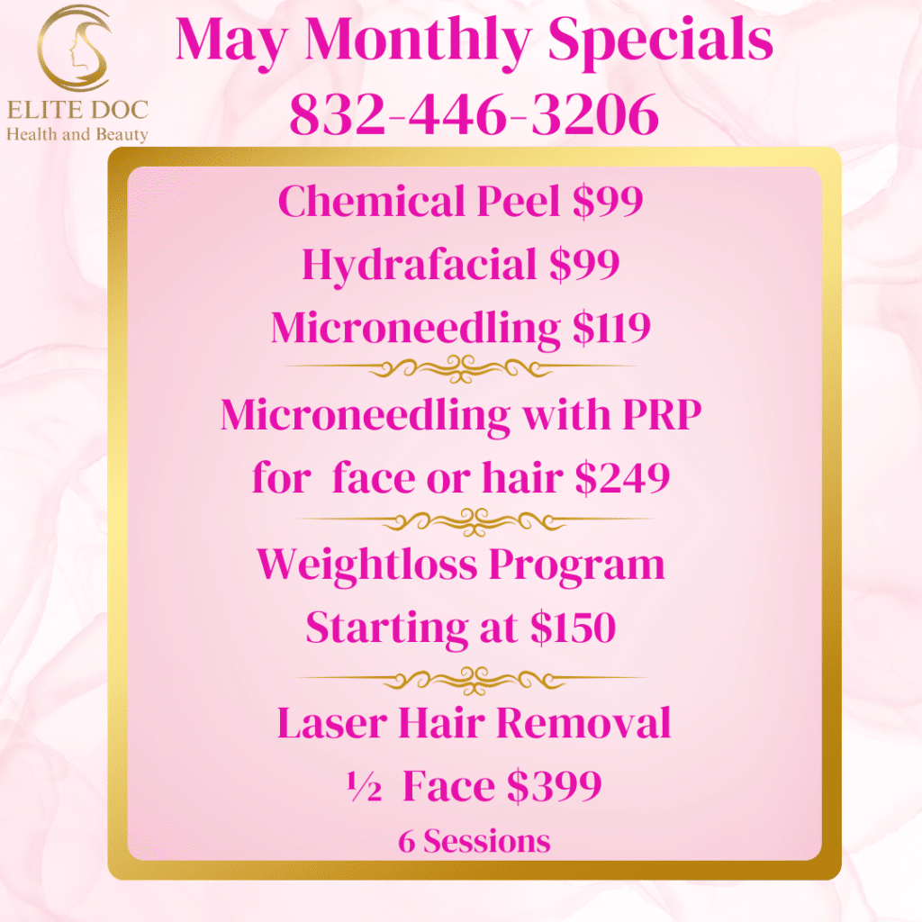 May 2025 Monthly specials