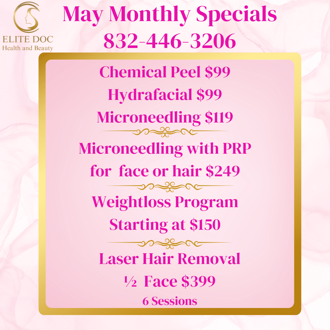 May 2025 Monthly specials
