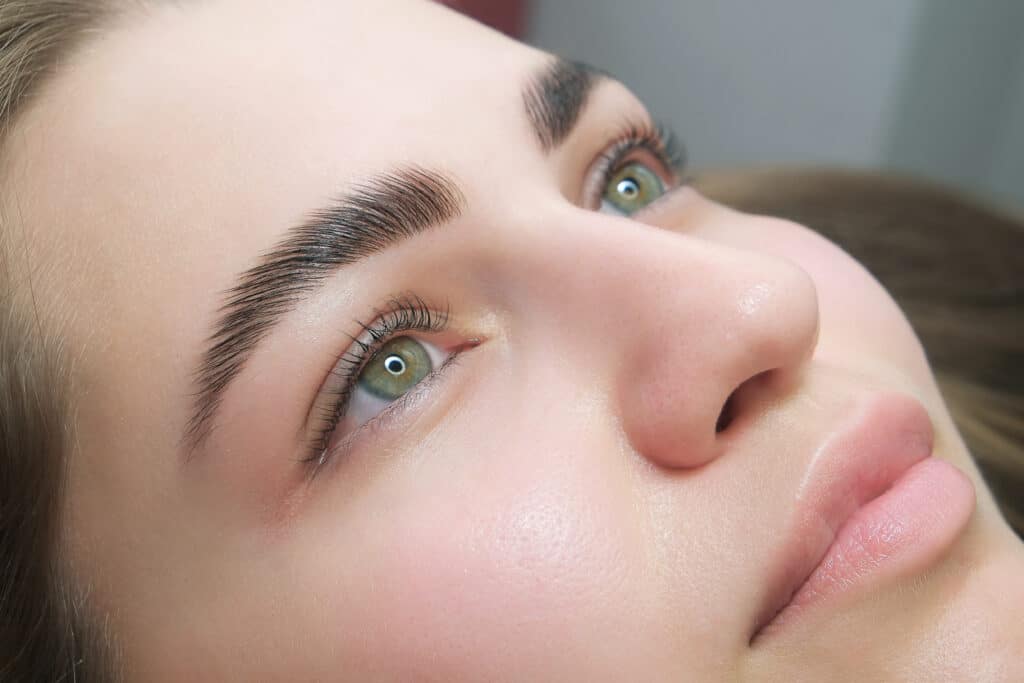 Woman with smooth skin after microdermabrasion in Sugar Land, TX